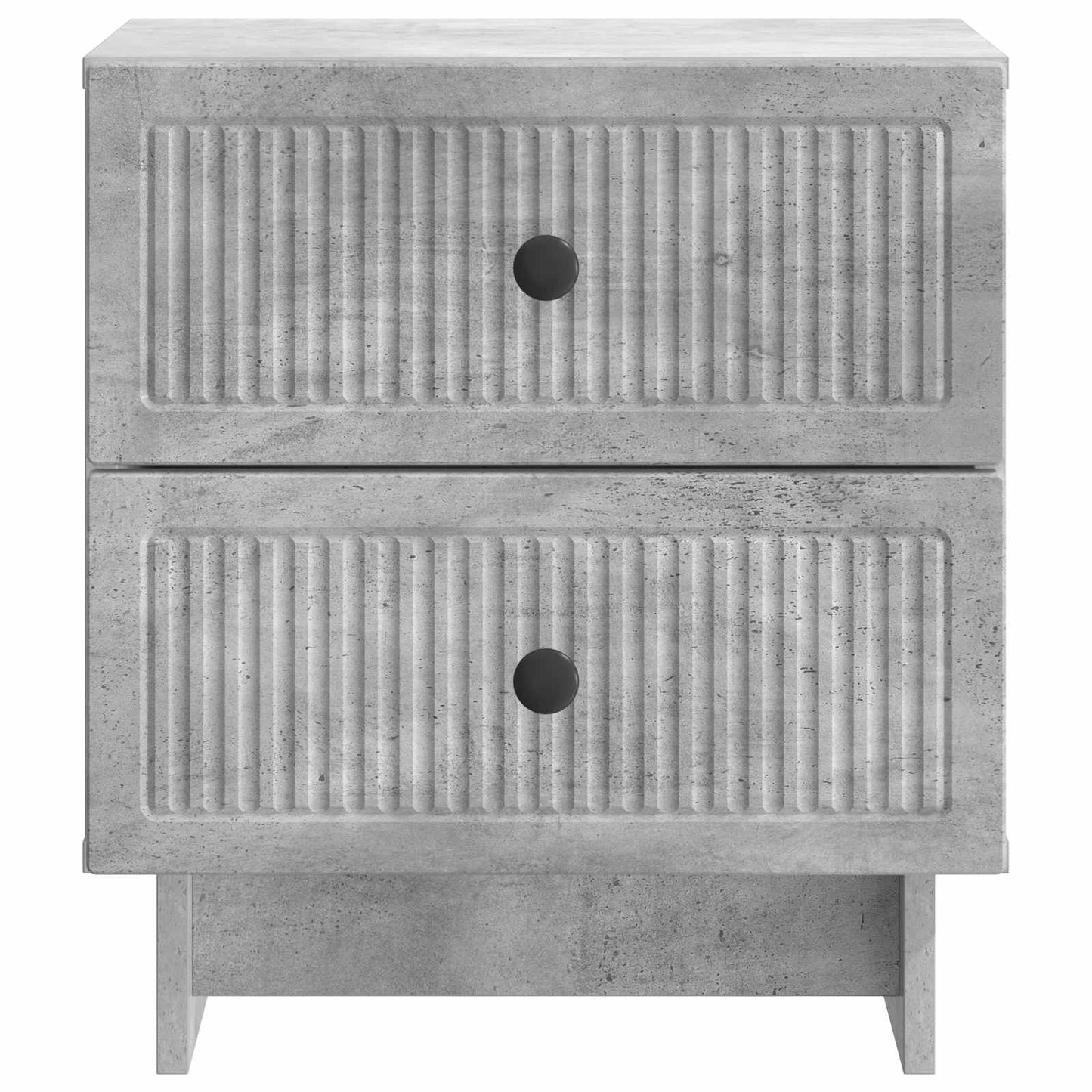 vidaXL Bedside Cabinet with Drawer Concrete Grey 43 x 34.5 x 47.5 cm