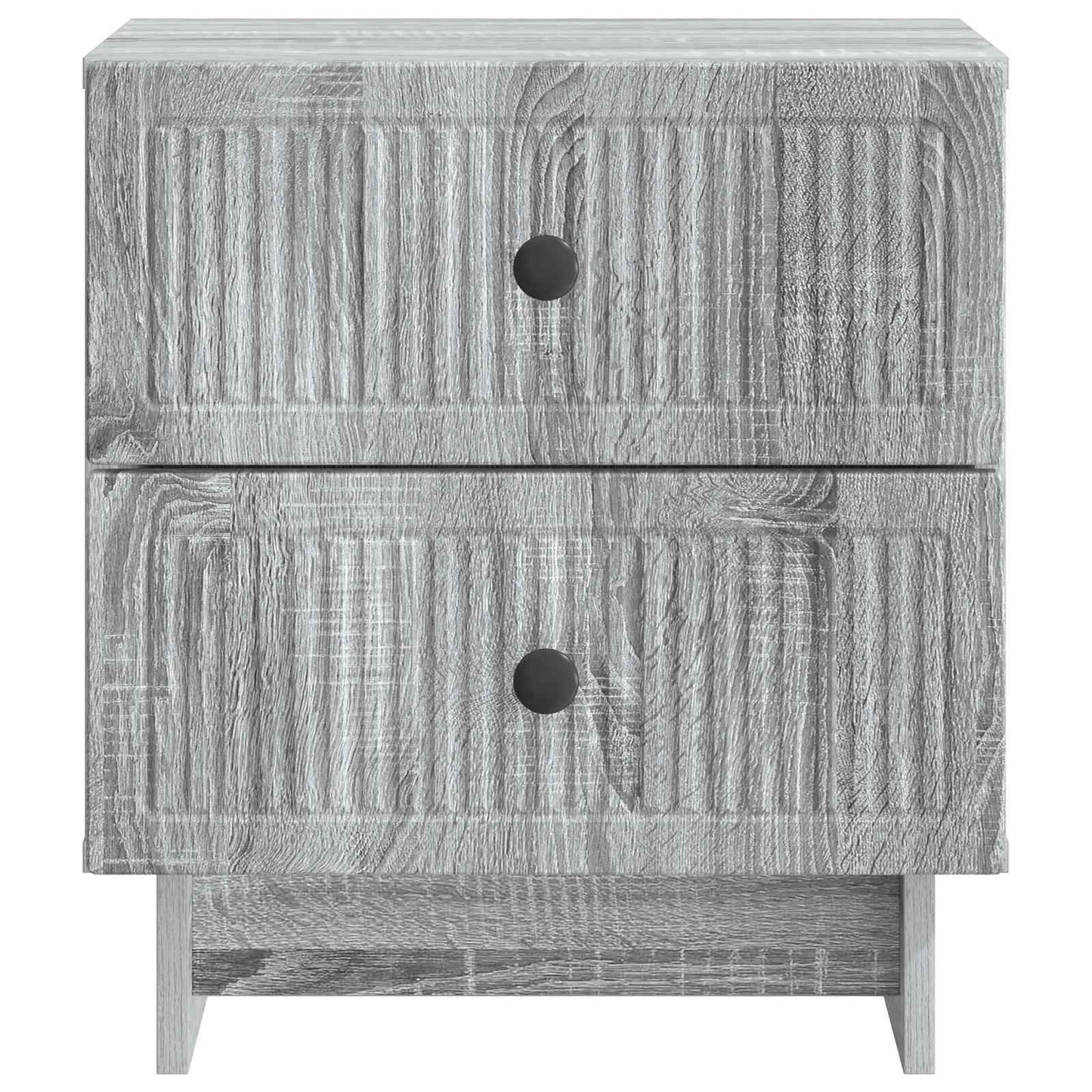 vidaXL Bedside Cabinet Grey Sonoma 43 x 34.5 x 47.5 cm Engineered Wood