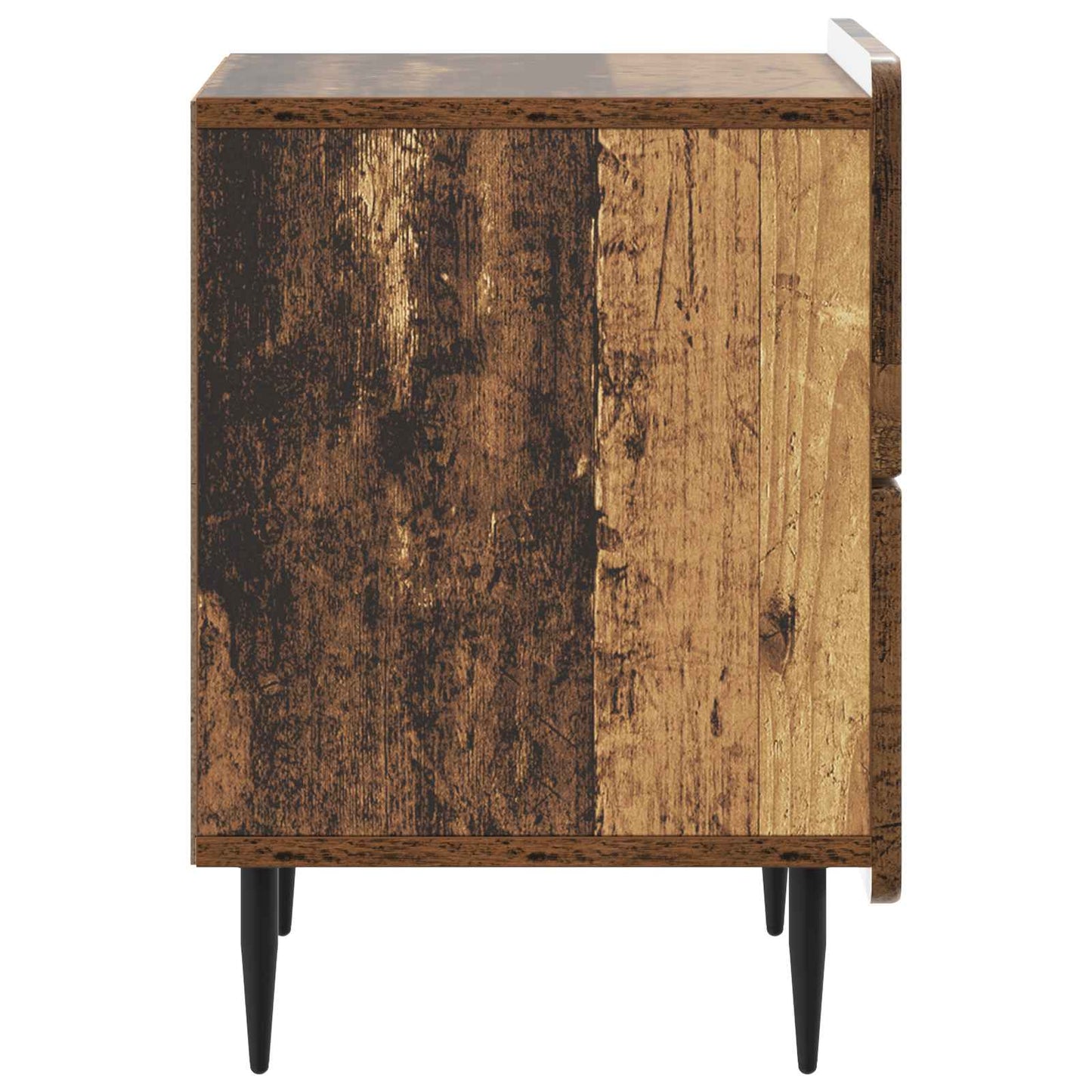 vidaXL Bedside Cabinet Old Wood 43 x 34.5 x 49.5 cm Engineered Wood