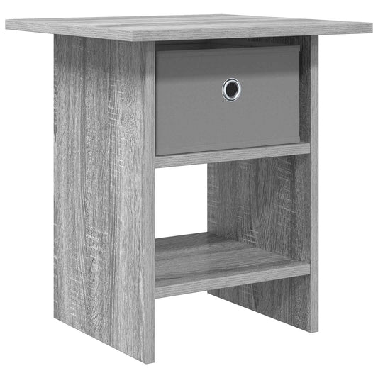 vidaXL Bedside Table Grey Sonoma 41 x 40 x 45 cm Engineered Wood