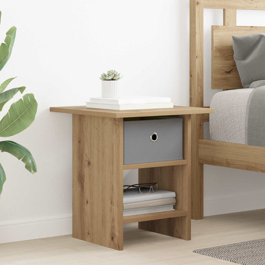 vidaXL Bedside Table Artisan Oak 41 x 40 x 45 cm Engineered Wood