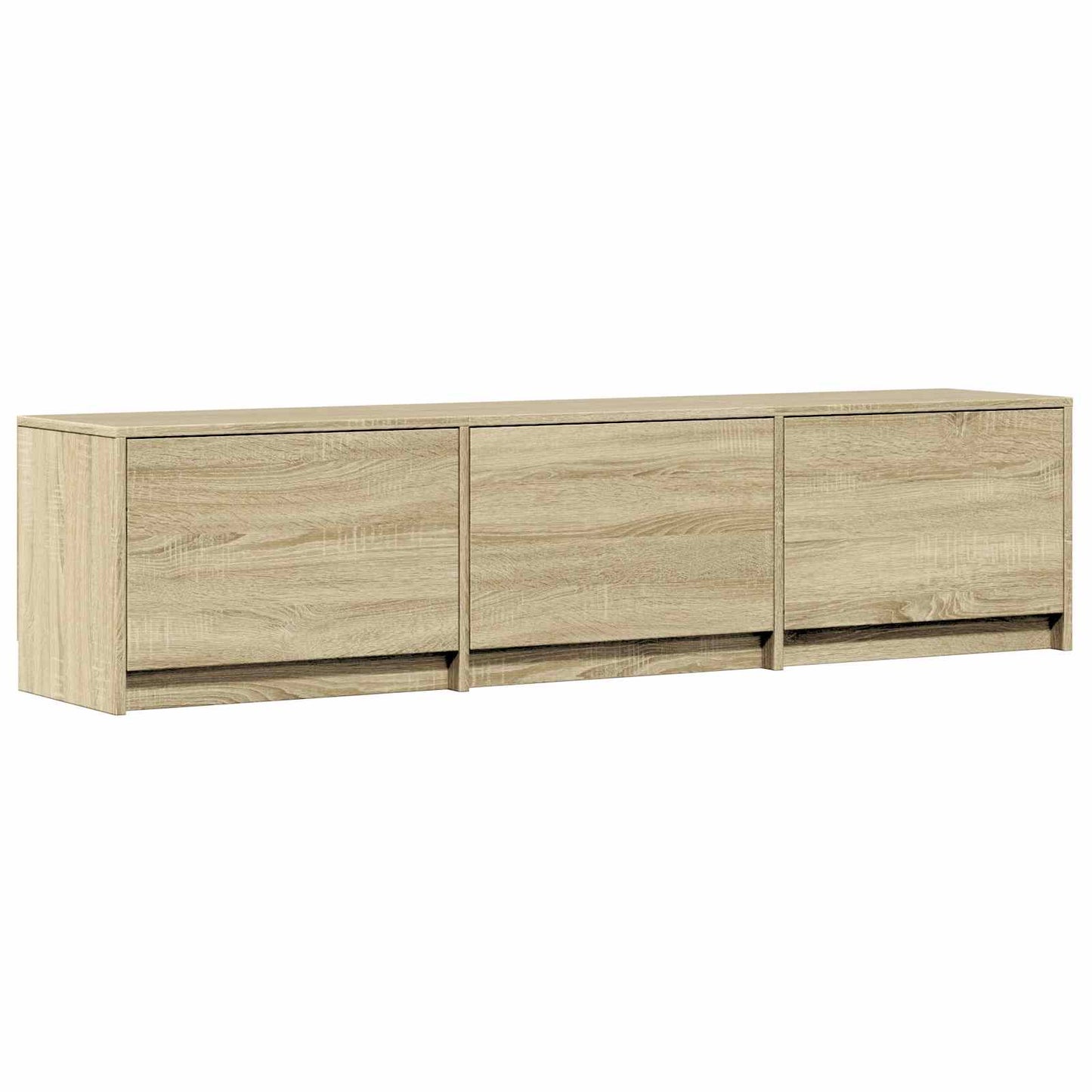 vidaXL TV Cabinet with LED Sonoma Oak 165 x 34 x 40 cm Engineered Wood