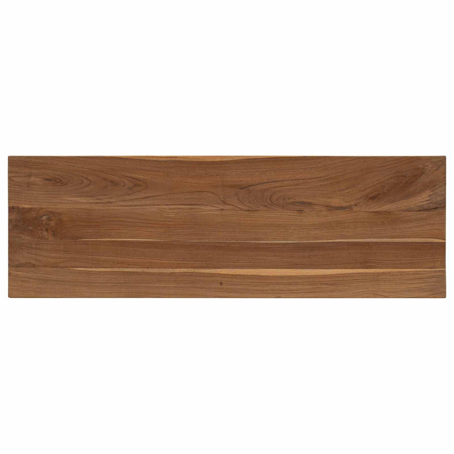 vidaXL Console Table Natural 110 x 35 x 75 cm Solid Teak Wood
