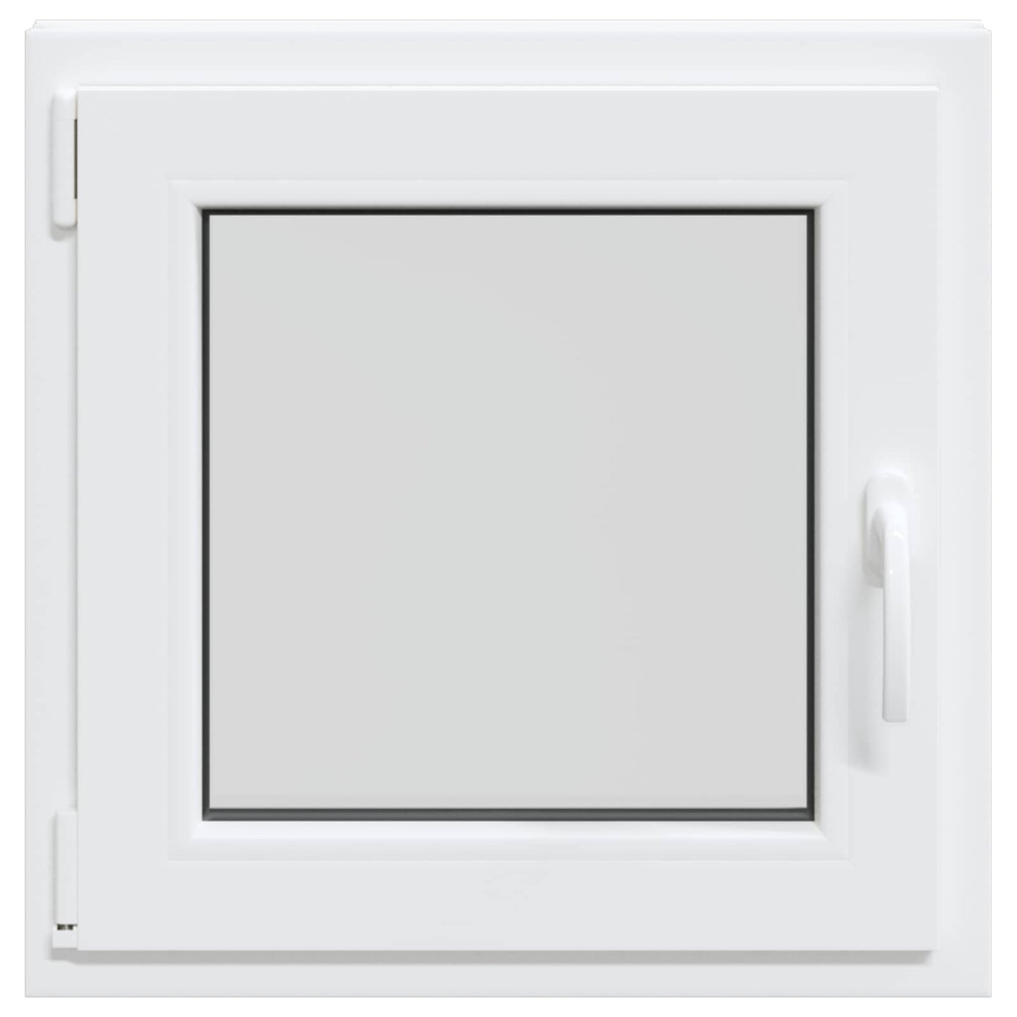 vidaXL Basement Window RISOR 60 x 60 cm PVC and Glass White