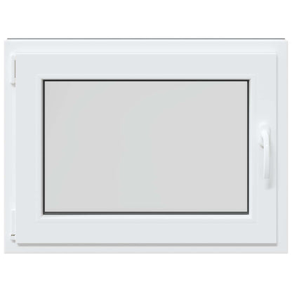 vidaXL Basement Window RISOR 80 x 60 cm PVC and Glass Anthracite