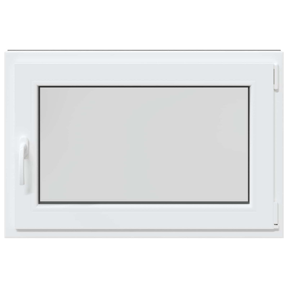 vidaXL Basement Window RISOR 80 x 70 cm PVC and Glass Anthracite