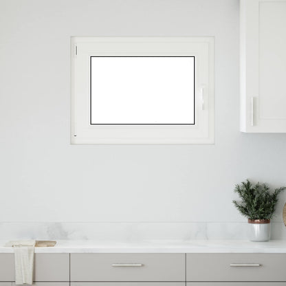 vidaXL Basement Window RISOR 80 x 60 cm PVC and Glass Anthracite
