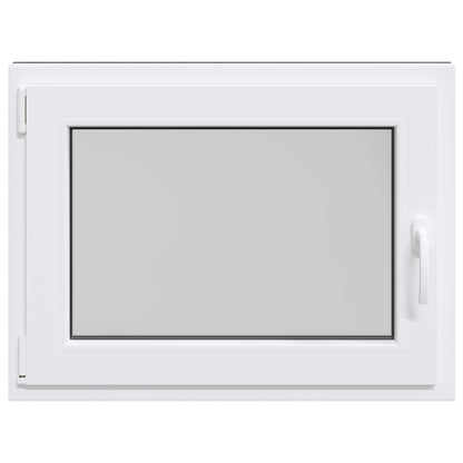 vidaXL Basement Window RISOR 80 x 60 cm PVC and Glass Anthracite