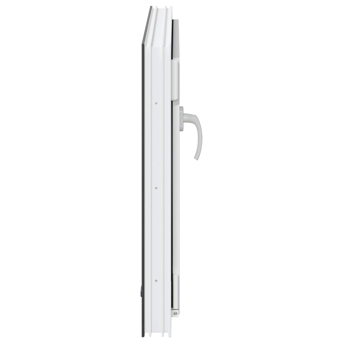 vidaXL Basement Window RISOR 80 x 60 cm PVC and Glass Anthracite