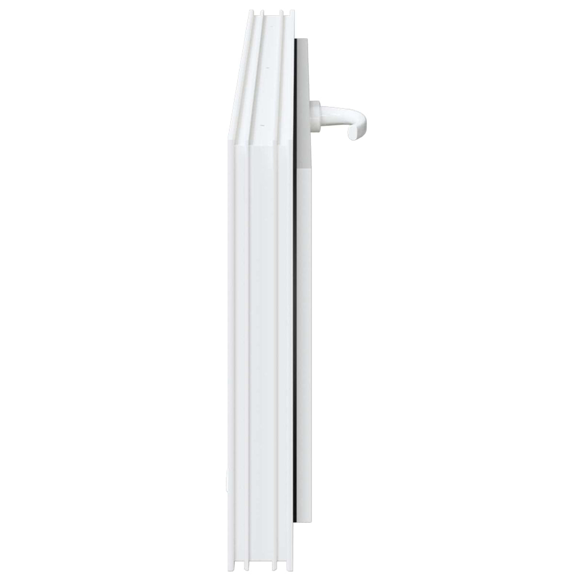 vidaXL Basement Window RISOR 100 x 40 cm PVC and Glass White