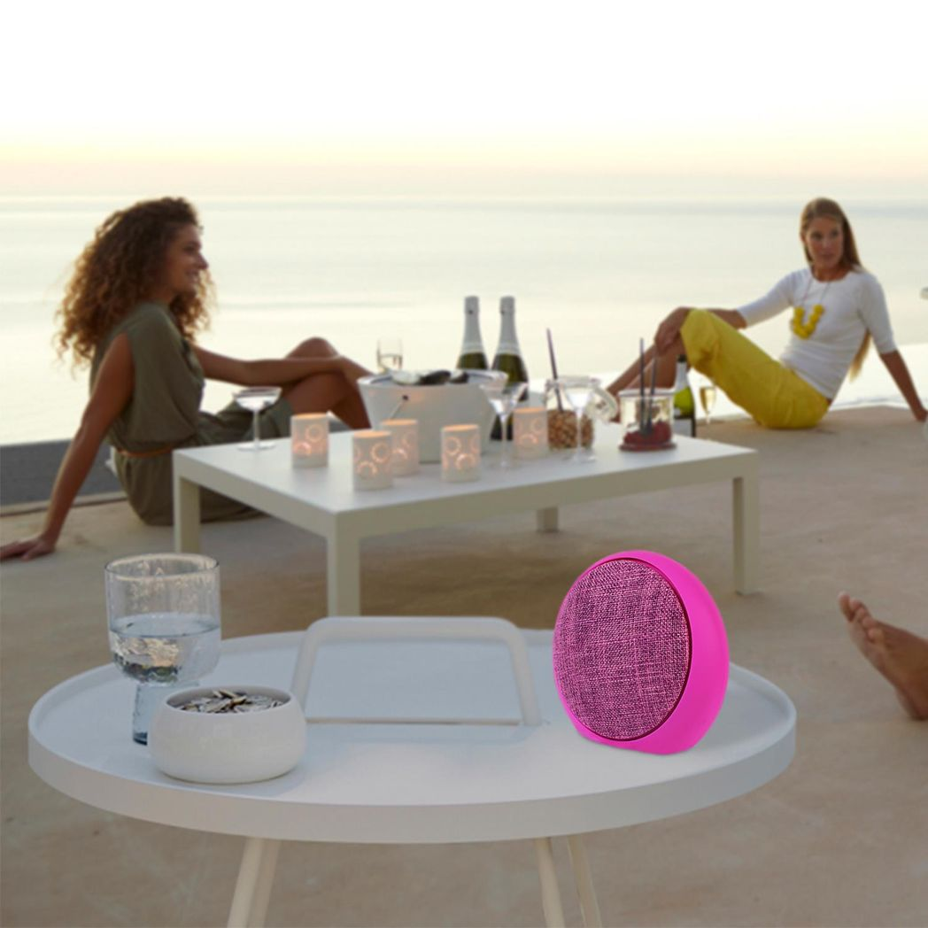 Soundz Fabric Bluetooth V4.1 Active Portable Speaker SZ250 & SZ300[SZ250 - Pink]