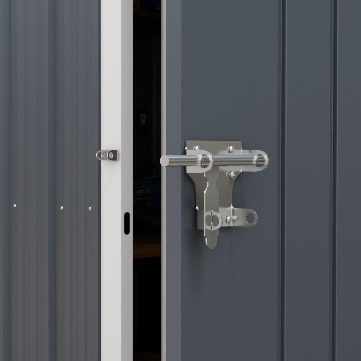 Galvanised Steel Storage Shed - Durable Design & Ample Space 7x6ft