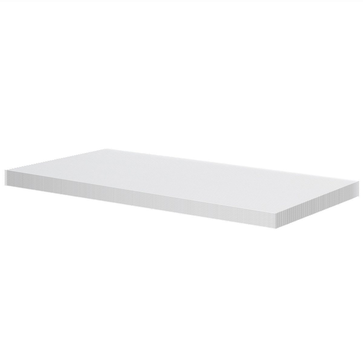 Outsunny 14 Pieces Twin-Wall Greenhouse Polycarbonate Sheets, 121 x 61 x 0.4cm