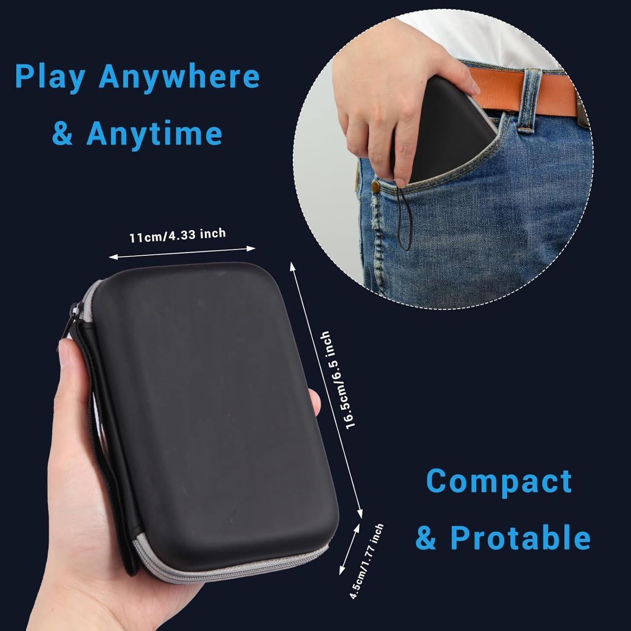Gaming console R36S Case Retro Video Game Bags EVA Protective Cover Case