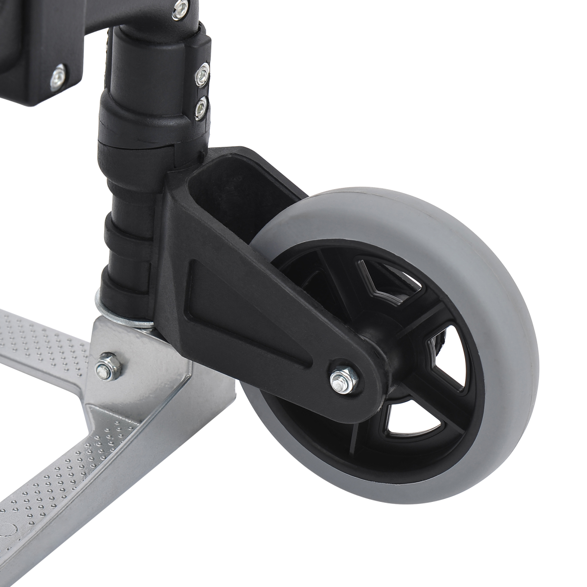 HOMCOM Heavy Duty Aluminium Foldable Hand Truck Trolley, 70KG Load Capacity