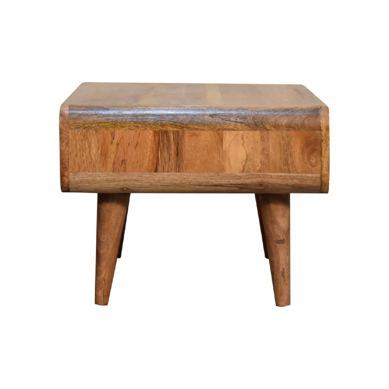 Artisan Furniture Solid Wood Open Oak-ish Media Unit, Beige