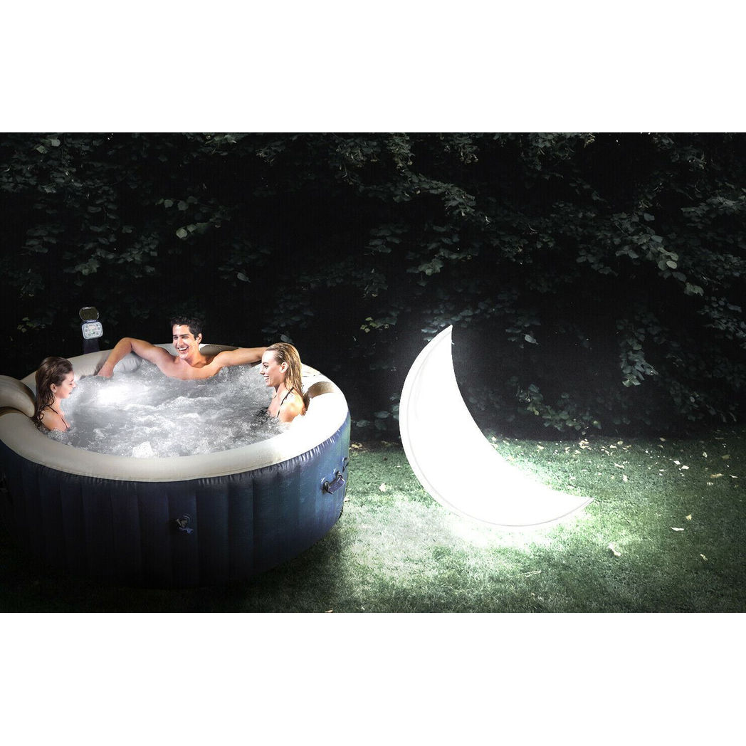 Intex LED Floating Moon Crescent Light for Garden Lighting, 1.35m x 43cm x 89cm