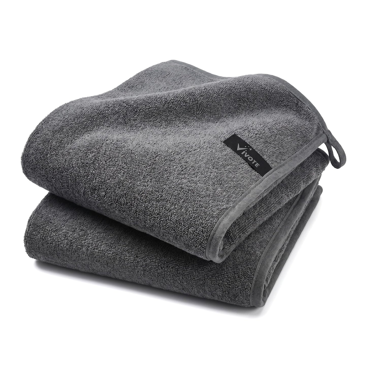 VIVOTE Microfibre Hand Towels for Bathroom Hand Towel with Hanging Loop