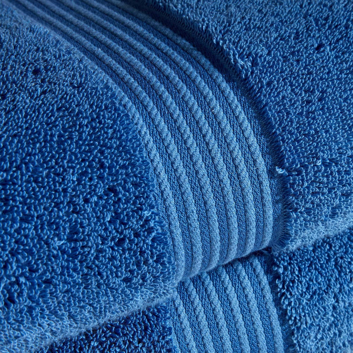Christy Supreme Hygro 2 Hand Towels Set | Deep Sea Blue | 100% Luxury Supima Cotton | Ultra Soft | Super Absorbent | 650GSM | Plush and Long Lasting