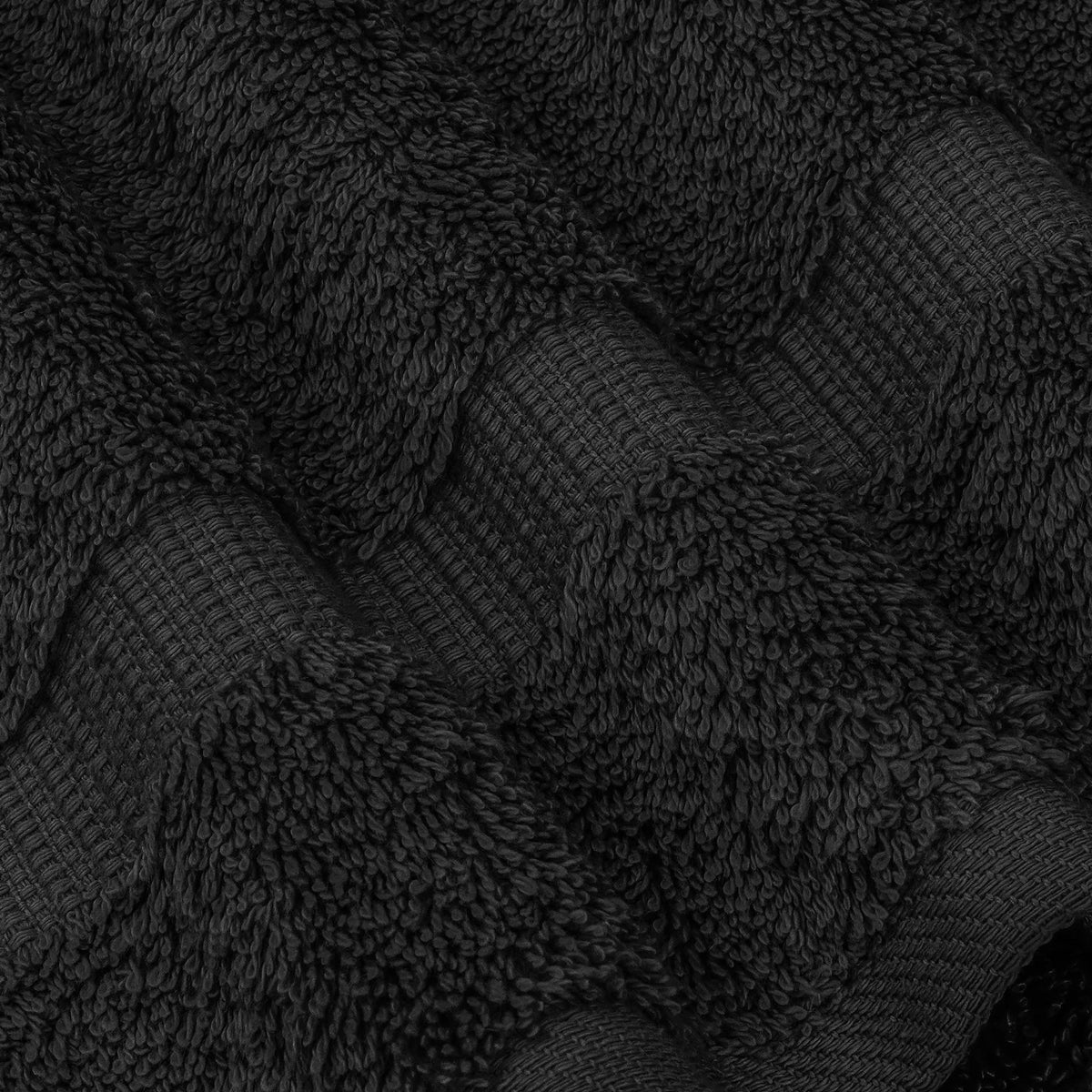 Chakir Turkish Linens | Hotel & Spa Quality 100% Cotton Premium Turkish Towels | Soft & Absorbent 8-Piece Towel Sets, Black