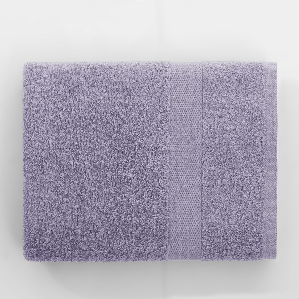 DecoKing Set of 6 Cotton Quality 525 g/m² 4 Hand Towels 50 x 100 cm and 2 Bath Towels 70 x 140 cm Purple Absorbent Marina