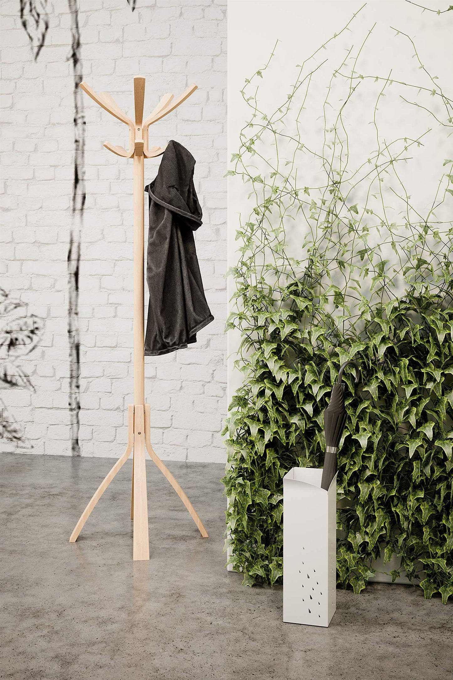 Alba Coat Stand, Light Wood, One Size, PMCAFEC