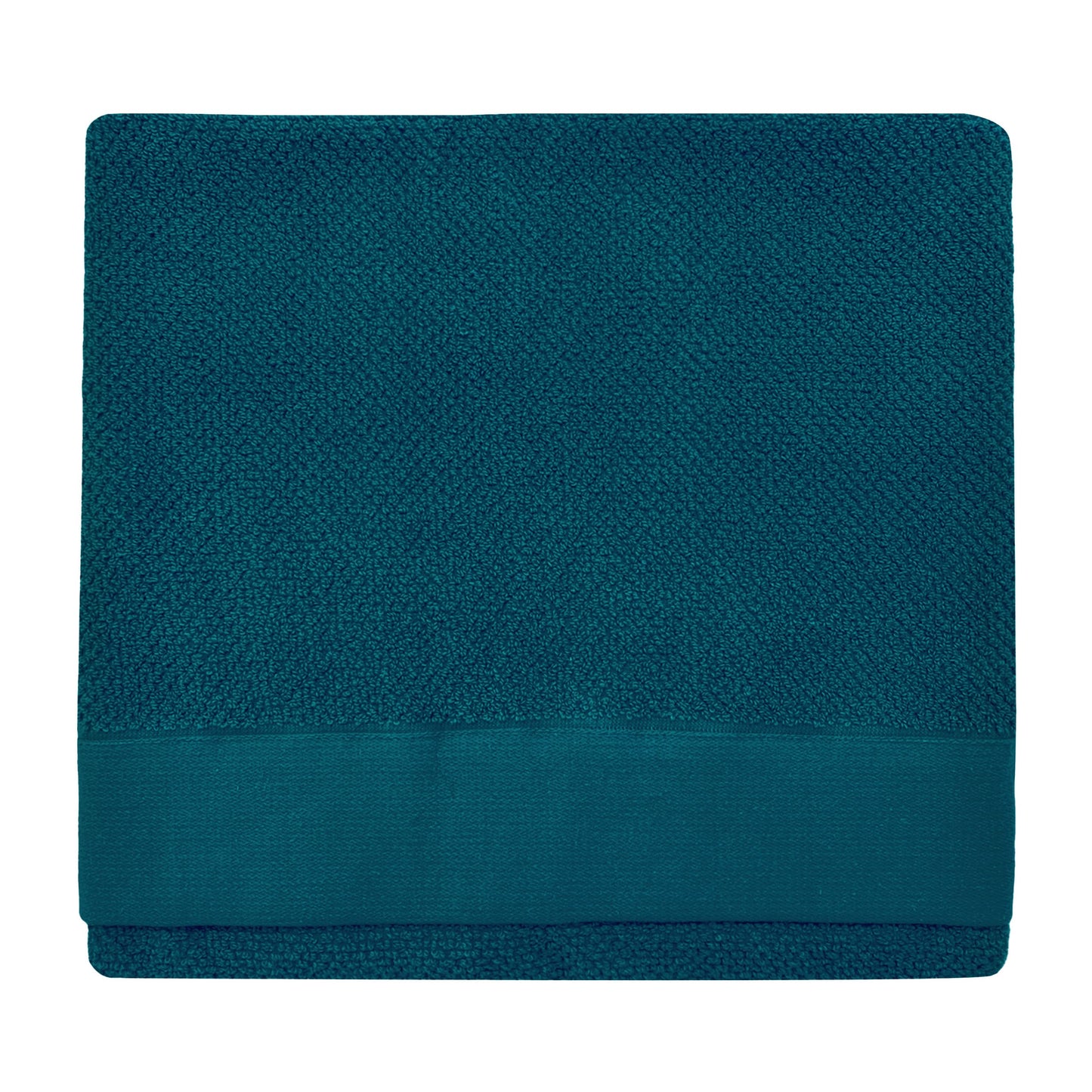 furn. Textured Bath Towel, Cotton, Blue,70 x 130cm