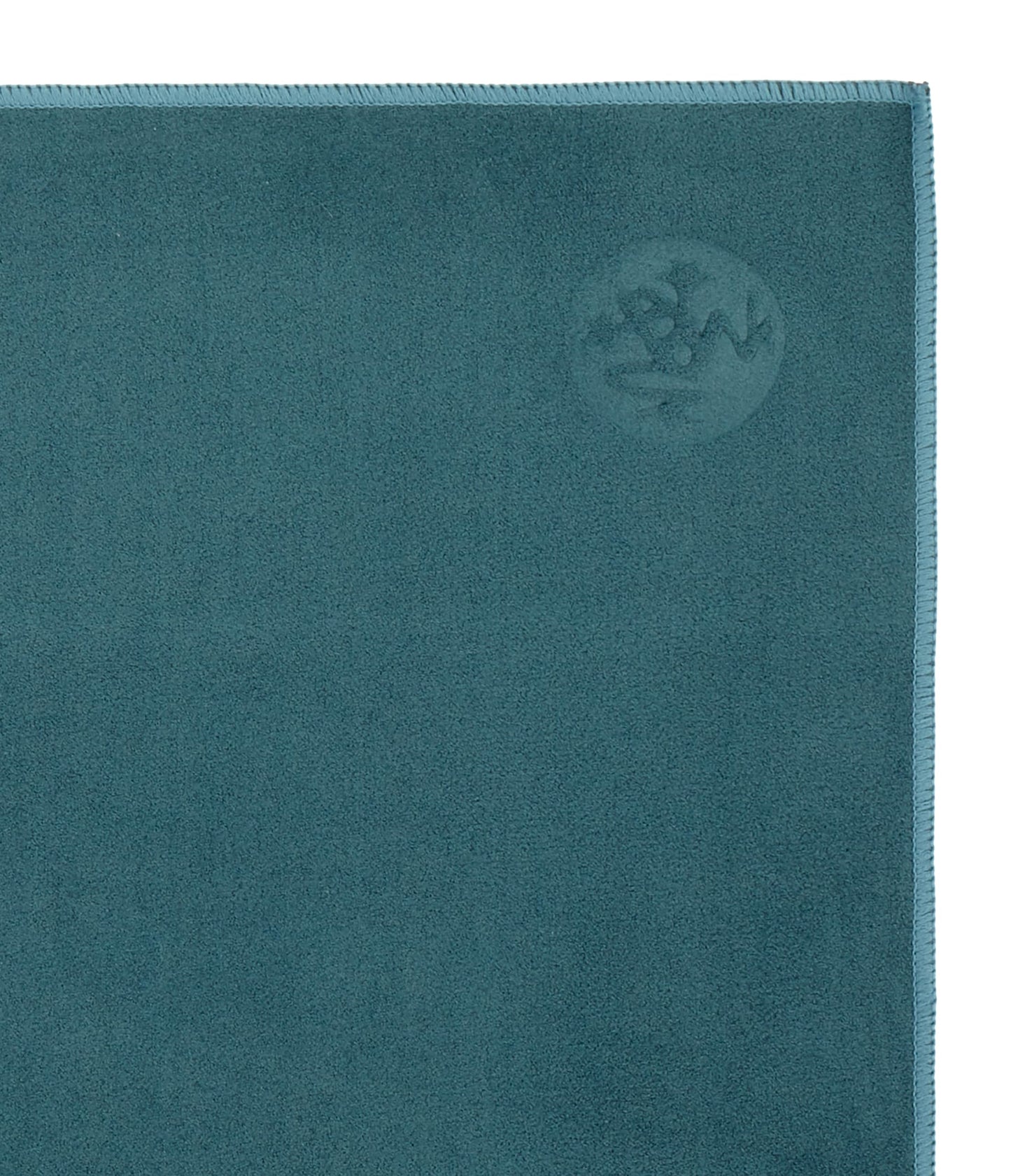 Manduka eQua Yoga Hand Towel - Quick Drying Microfiber, Lightweight, Yoga Accessories Easy for Travel, 16 Inch (40cm), Sage Solid
