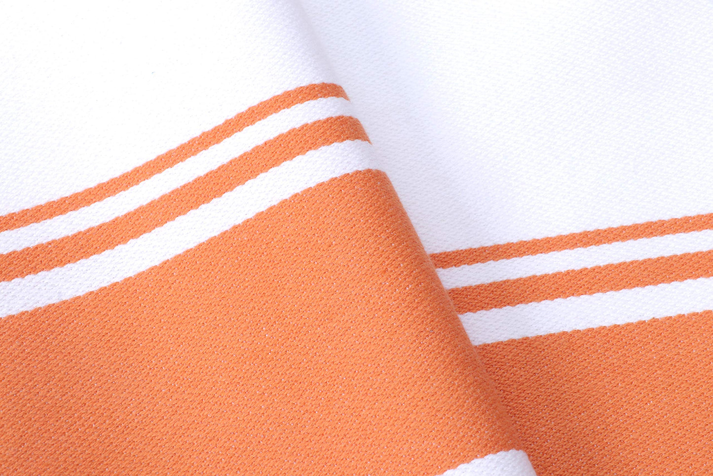 AMOUR INFINI Classic Vintage Stripe Kitchen Dish Towels | 4 Pack | 50 x 70 cm | Multi-use Kitchen Towels With Hanging Loop |100% Ring Spun Premium