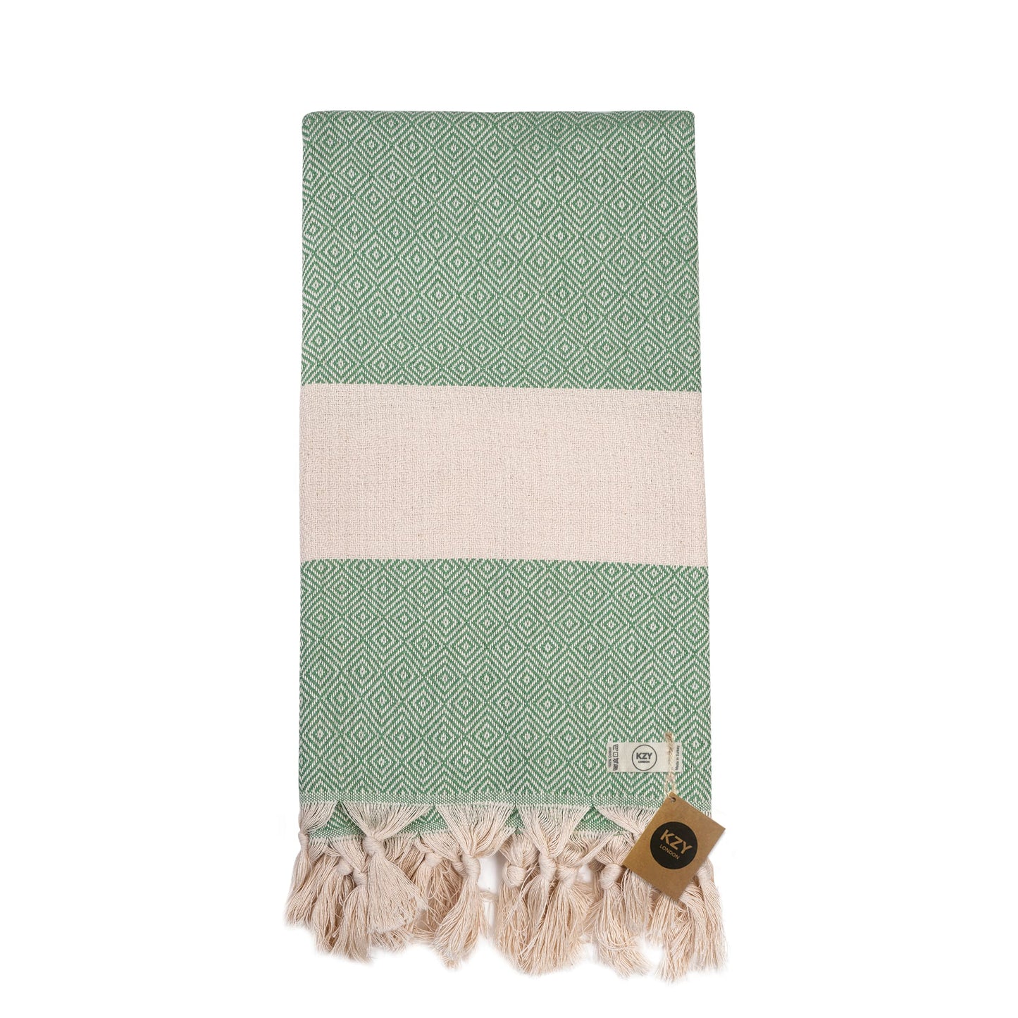 KZY LONDON Beach Towel - Large Turkish Beach Towels for Camping, Swimming, Bath, Gym, Picnic - Quick Dry, Super Absorbent, Lightweight