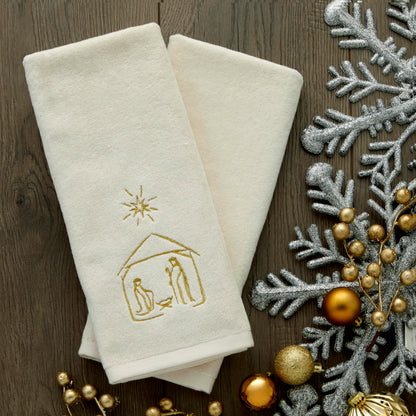SKL Home Nativity Hand Towel 2-Pack