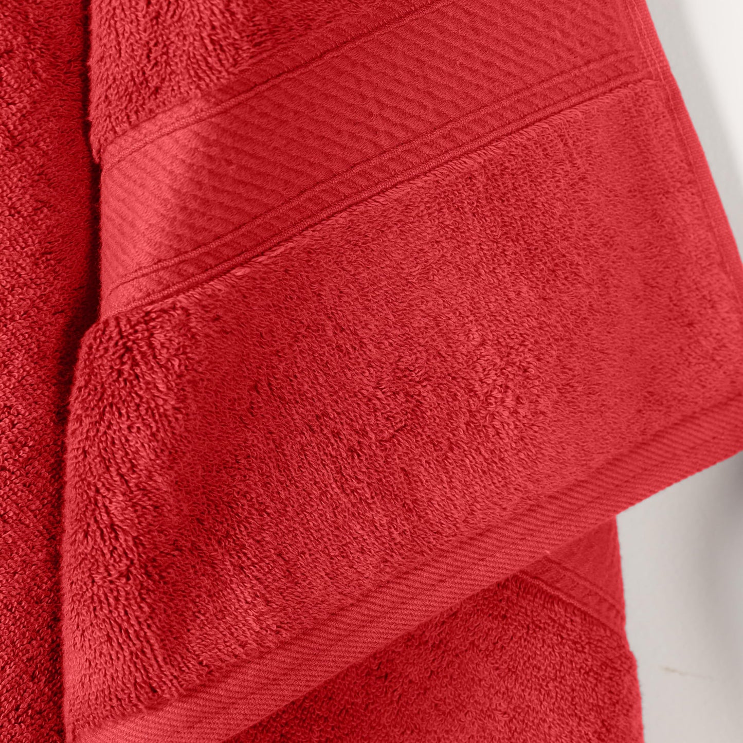 Home City, 100% Cotton, Towel Set, Red - Towel