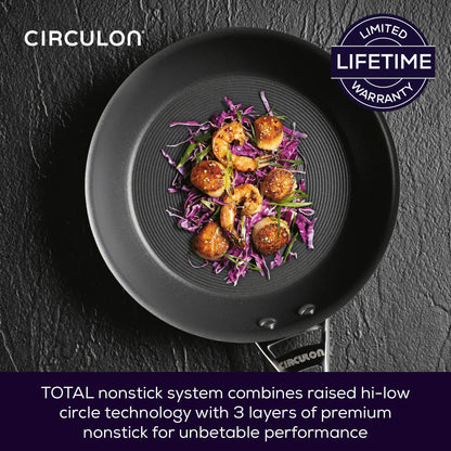 Circulon Infinite Non Stick Frying Pan 20cm - Induction Frying Pan with Stainless Steel Handles, Dishwasher Safe Omelette Pan Non Stick, Durable