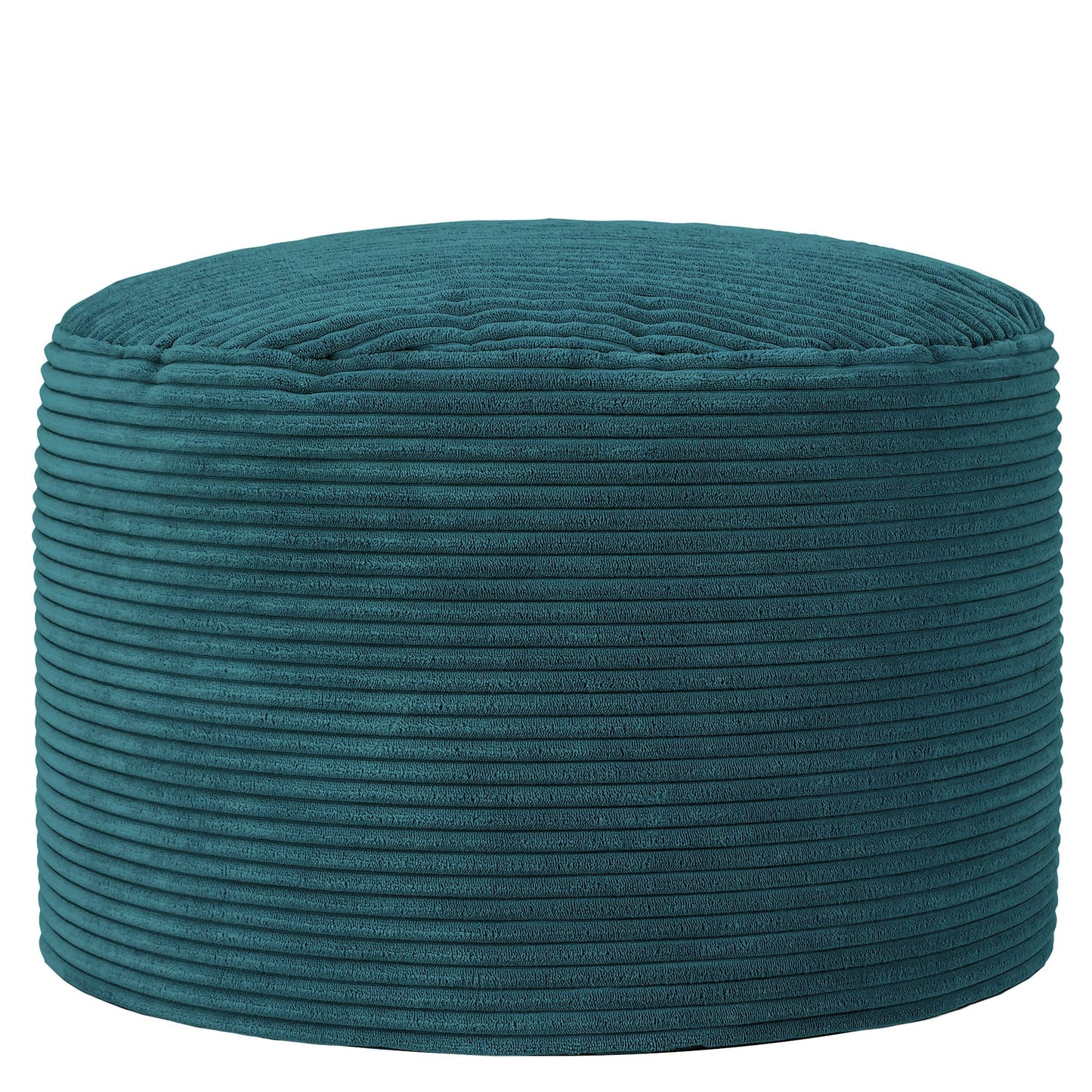 icon Milano Large Cord Bean Bag Footstool with Filling Included, Teal