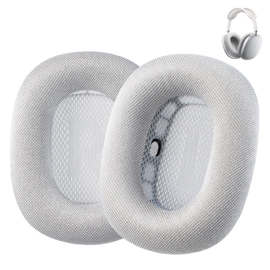 AHG Accessory House Global Upgraded Replacement airpods max ear Cushions pads compatible with Apple AirPods Max Headphones (Silver). Silicone Lined