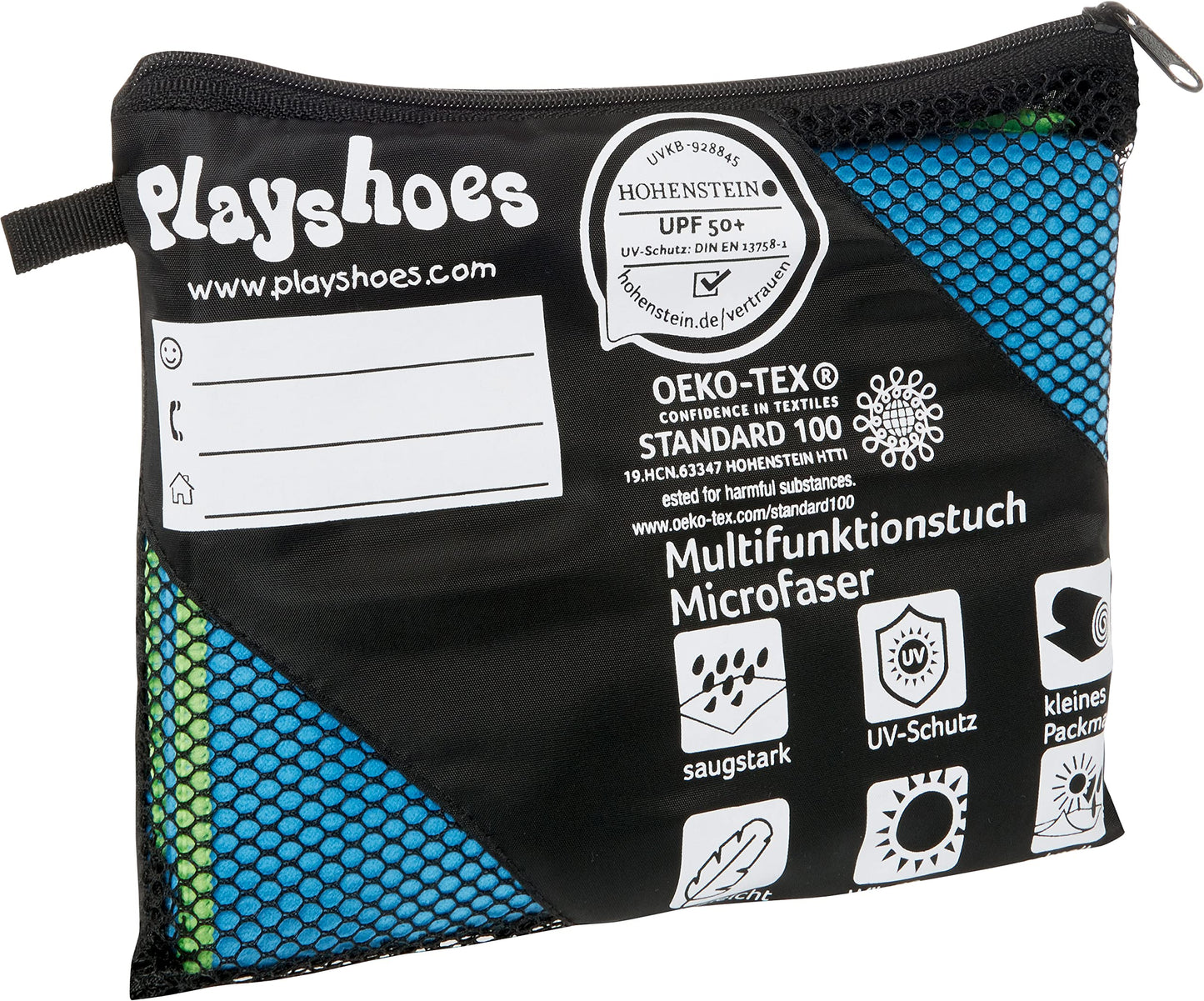 Playshoes Unisex Multifunctional Towel, Microfibre Bath Towel Portable Blanket, Navy, 70 x 140 cm