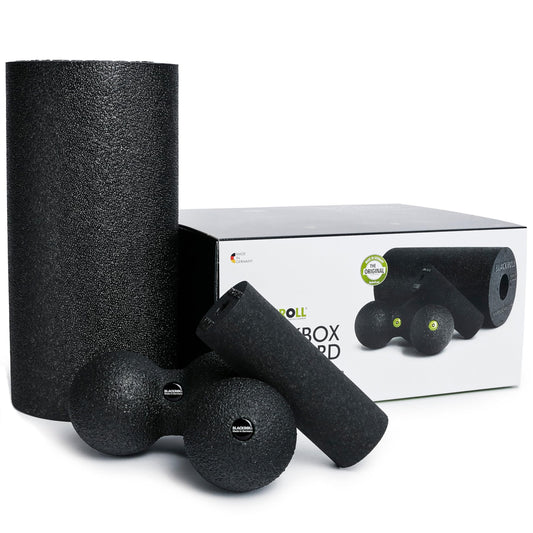 BLACKROLL Unisex Adult Foam Roller Set - Black, One Size