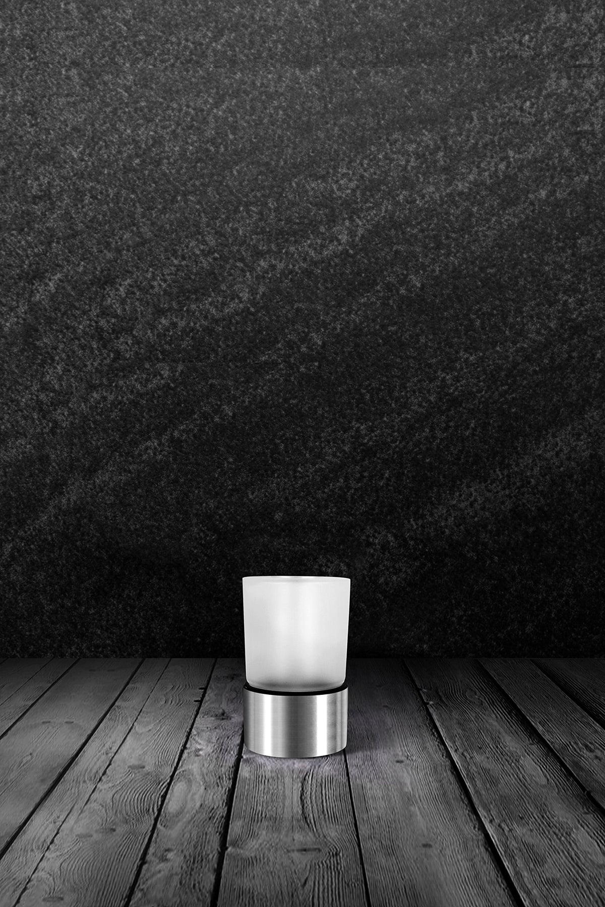 Ambrosya® | Exclusive Toothbrush Holder made of Stainless Steel | Bathroom Mug Glass Holder Mount Toilet Toothbrush Toothpaste Mug