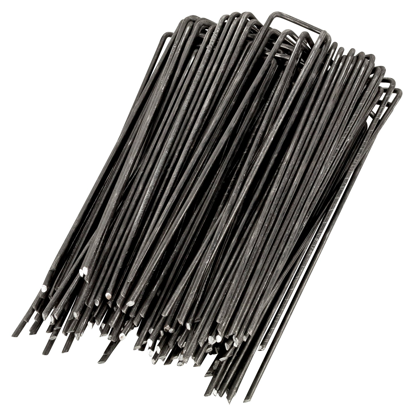 WUNDERGARDEN Pack of 300 x 6''/150mm 11 Gauge U-shaped multi-purpose steel Garden Securing Pegs - Ideal for securing weed fabric, landscape fabric,