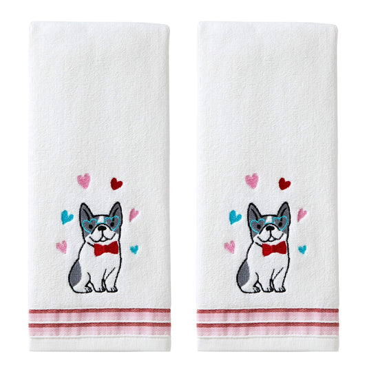 SKL Home by Saturday Knight Ltd. Hand Towel, Cotton, White, 16x25
