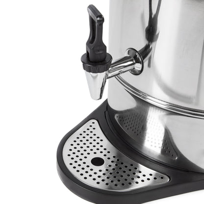 Swan SWU10L Catering Urn with Automatic Temperature Control, Drip Tray, 10L, 1600W, Stainless Steel, Silver