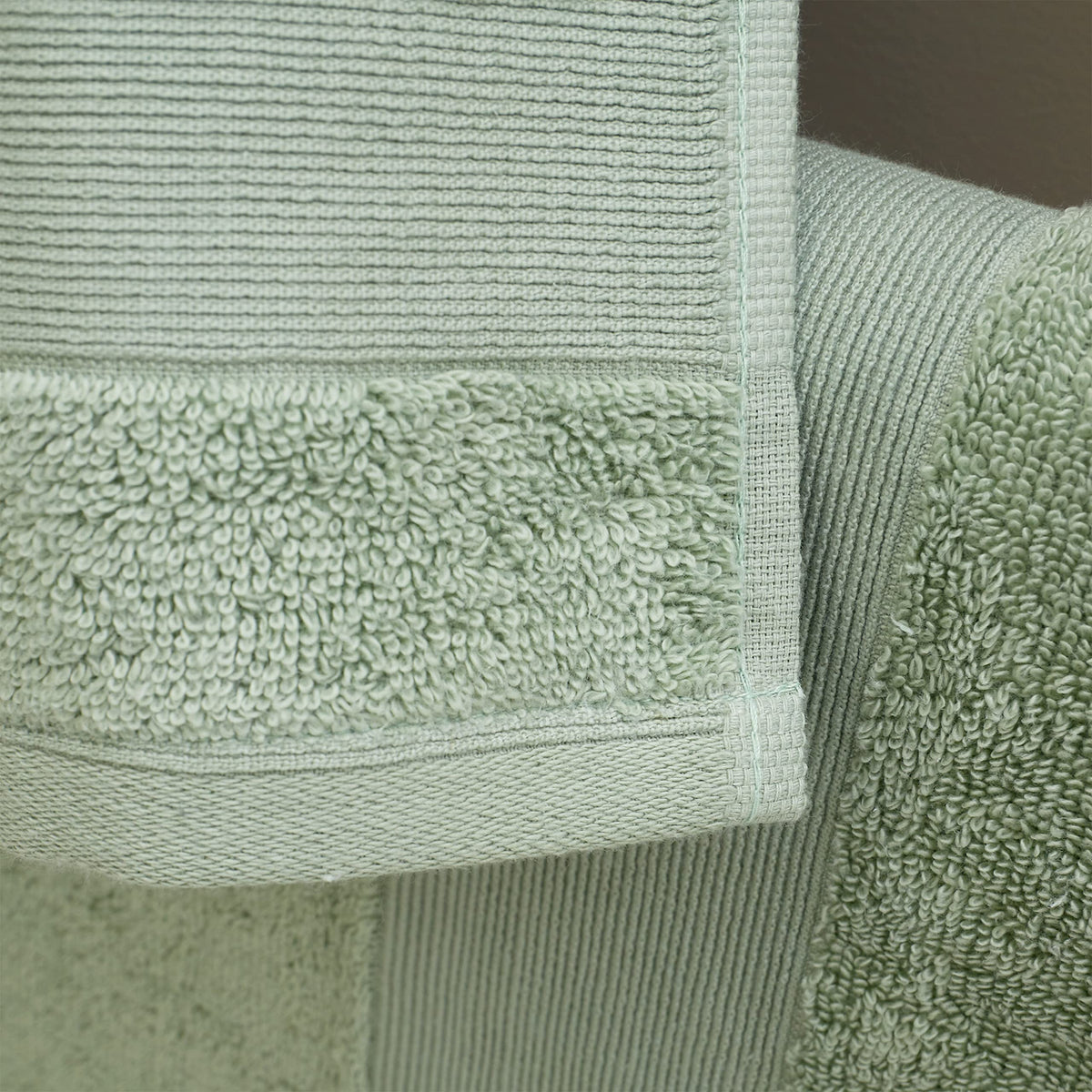 Catherine Lansfield Anti Bacterial Soft & Absorbent Cotton Bath Towel Sage Green