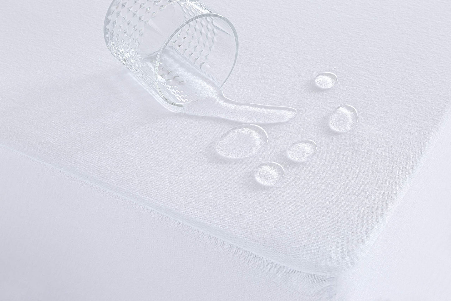 Todocama Cotton Mattress Protector, Bed 180 x 190/200 cm