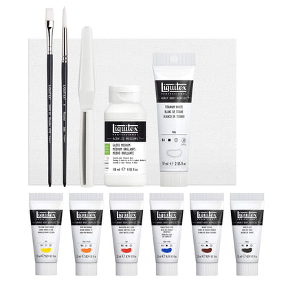 Liquitex Professional Acrylic Heavy Body Starter Set of 12 Pieces