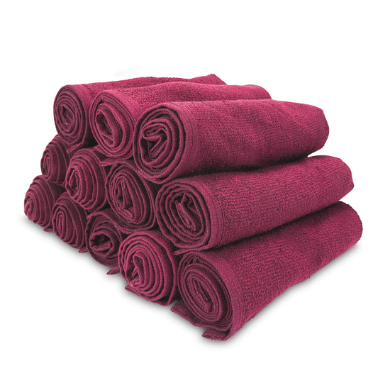 Arkwright Bleach Safe Sr. Salon Towels - (Pack of 12) 100% Ring Spun Cotton Super Soft, Lightweight, Quick Dry, Absorbent Hand Towel for Hotel, Spa,
