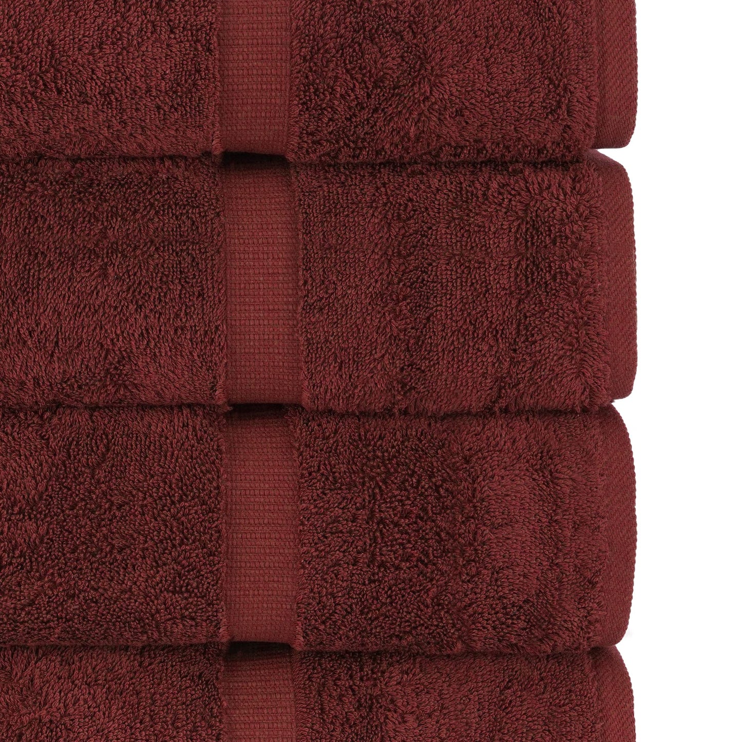 Chakir Turkish Linens Luxury Spa and Hotel Quality Premium Turkish Cotton 6-Piece Towel Set (2 x Bath Towels, 2 x Hand Towels, 2 x Washcloths)
