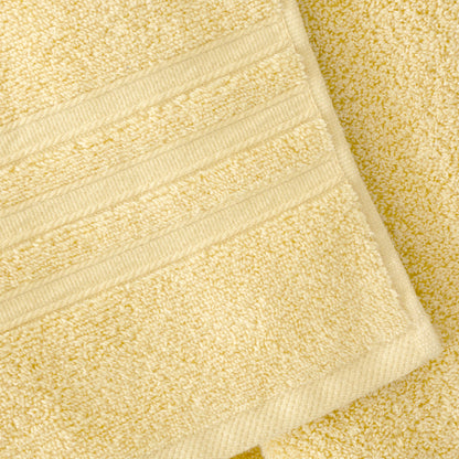 Catherine Lansfield Zero TwistZero Twist Cotton 90x140cm Bath Sheet Yellow