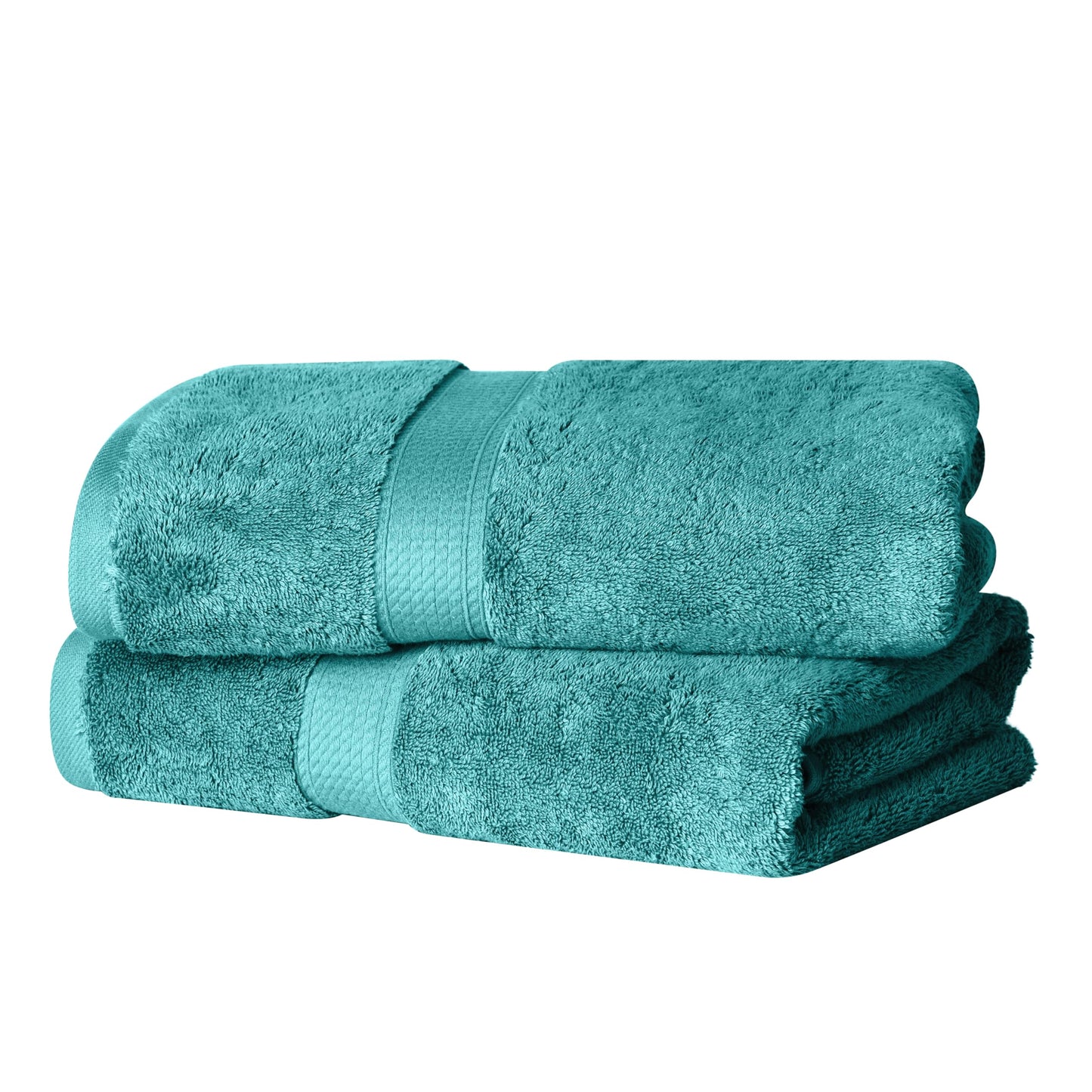 Superior Egyptian Cotton 800 GSM Bath Towel Set, Includes 2 Bath Towels, Luxury Plush Essentials, Absorbent Quick Dry Towels, Guest Bathroom