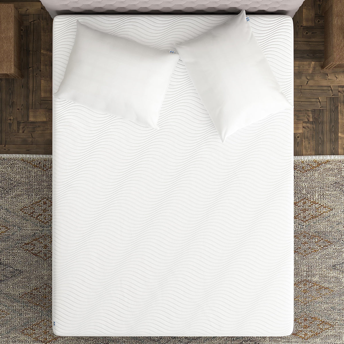 Sealy Complete Protection Mattress Protector- Queen Size Stain Protection Waterproof Machine Washable Cover
