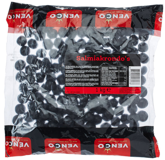 Venco Licorice Holland 'Ammonium chloride rondo's' Lbs Pack (ammonium chloride-balls)
